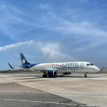 Aeroméxico makes Inaugural Flight to Puerto Vallarta From the New Felipe Ángeles International Airport